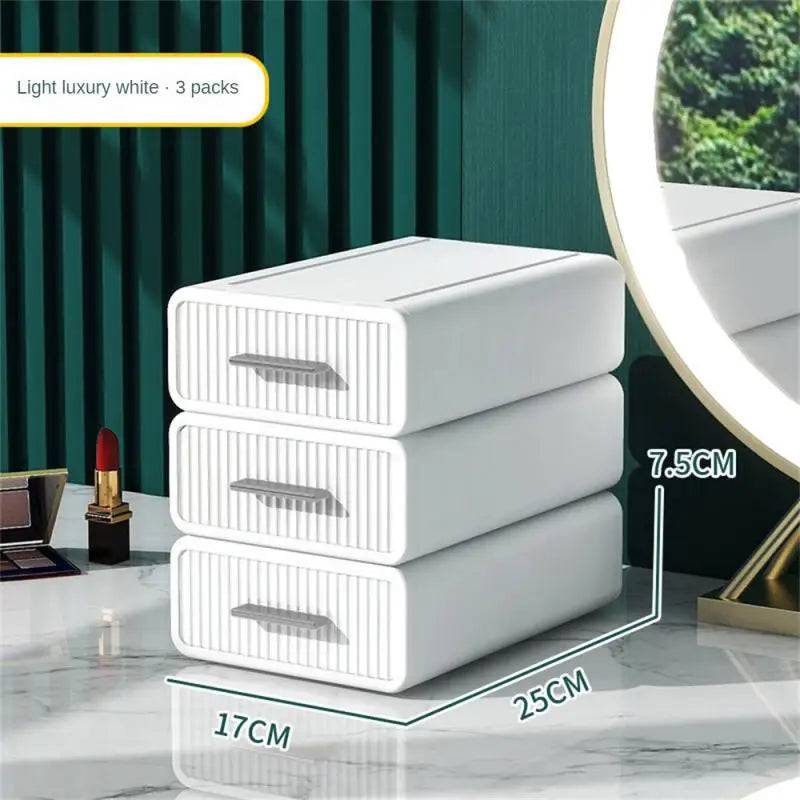 Stackable Desktop Drawer Storage Box