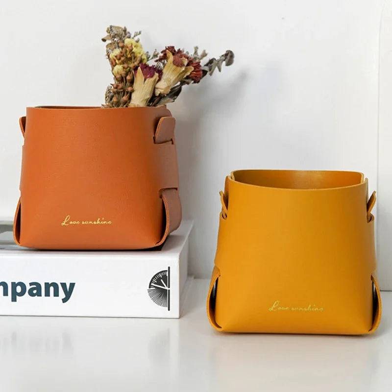Creative Leather Storage Box