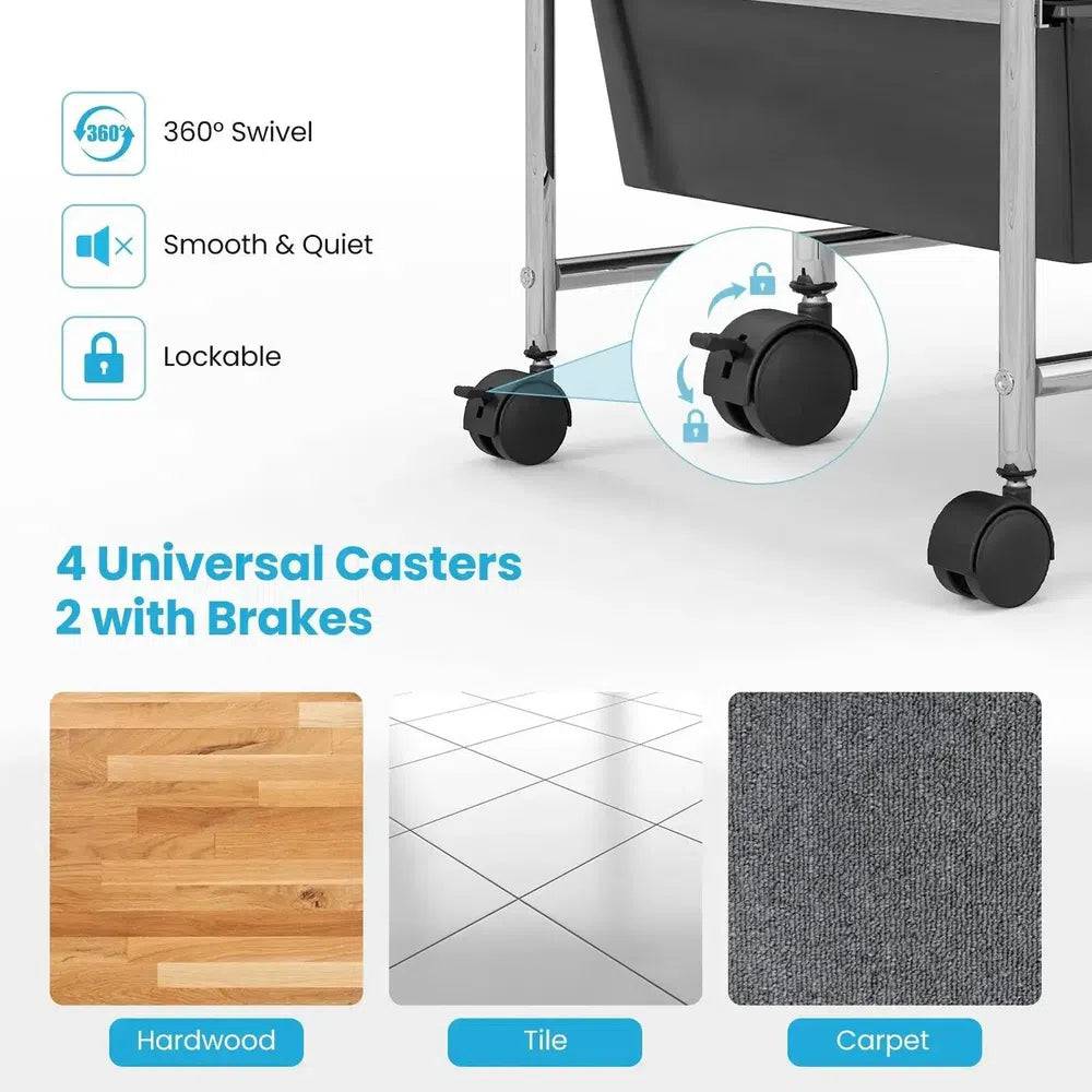 15 Drawers Rolling Utility Storage Cart