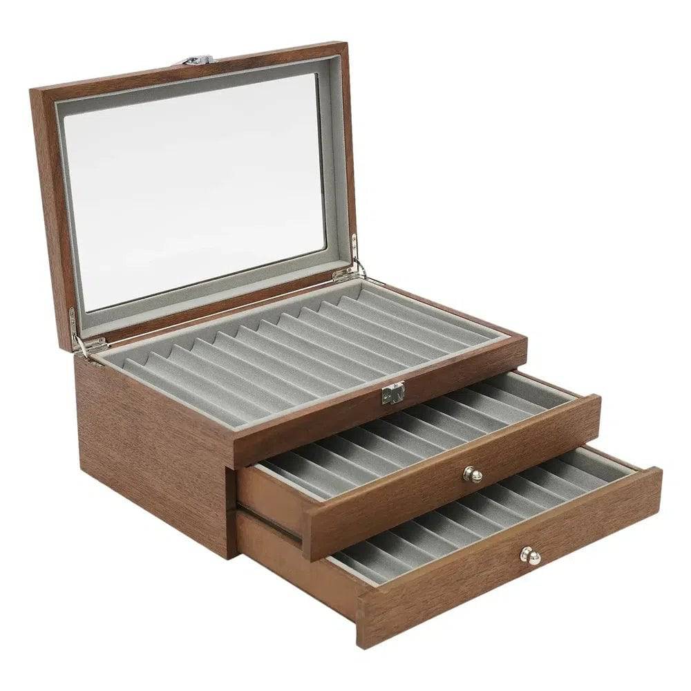 3-Tier 34 Slot Fountain Pen Display Case