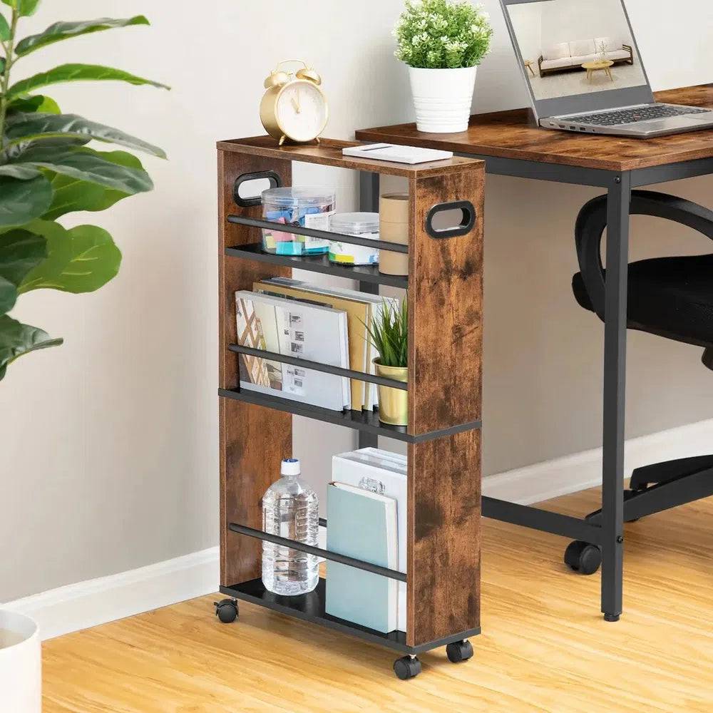 4-Tier Narrow Serving Trolley