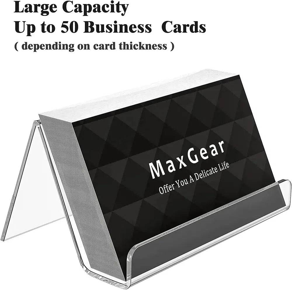 Transparent Acrylic Card Holder