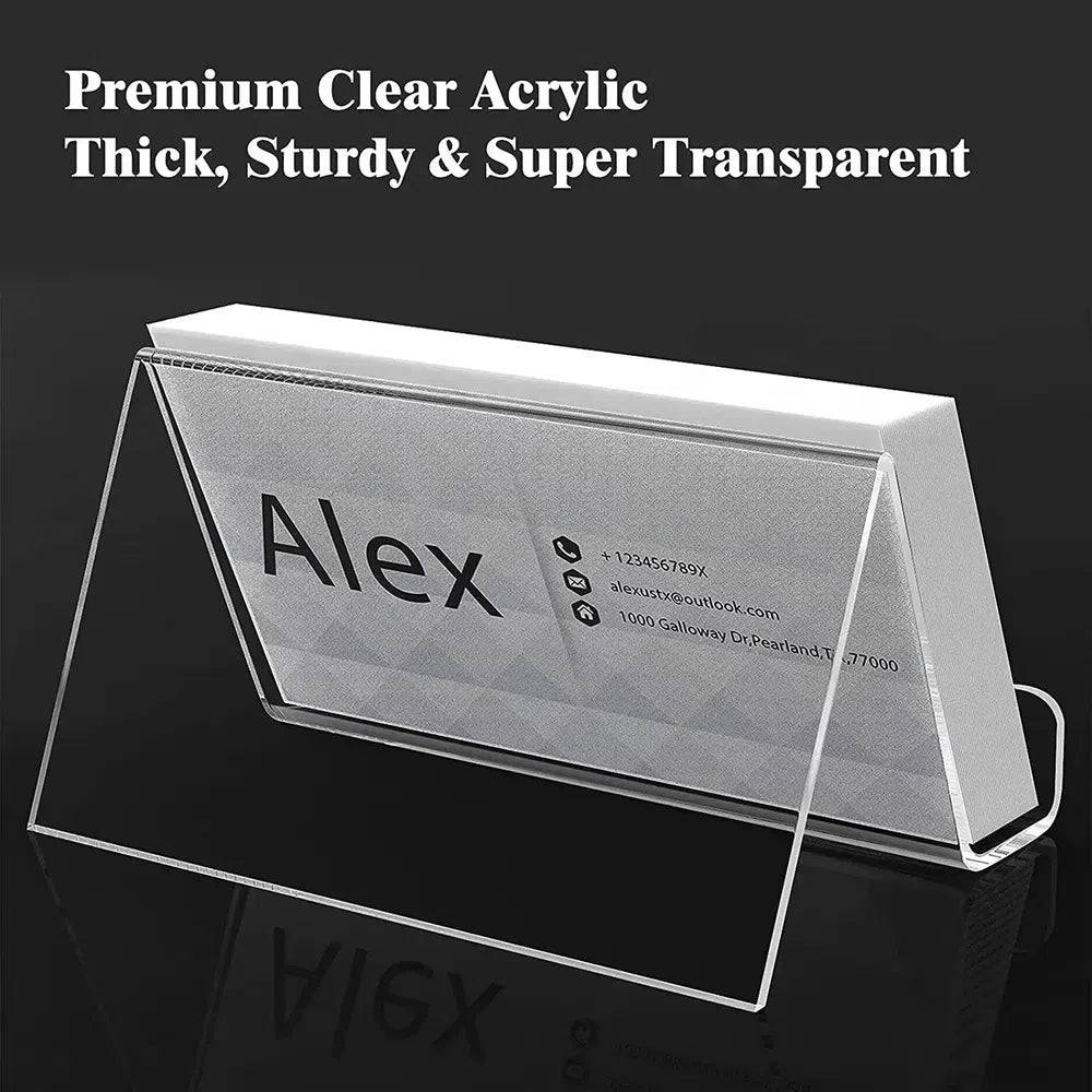 Transparent Acrylic Card Holder