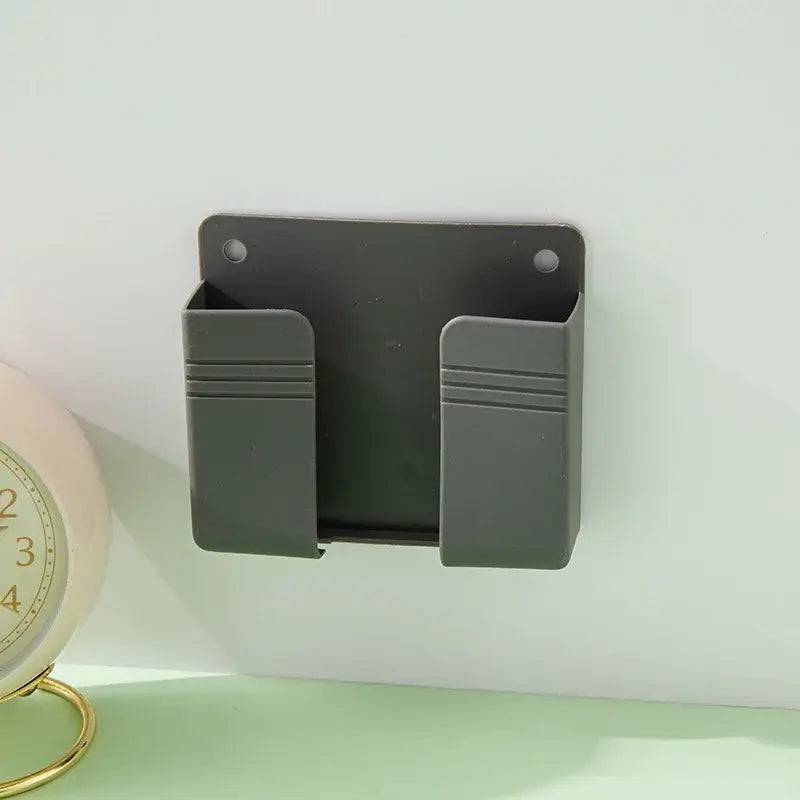 White Wall Mount Phone Plug Holder