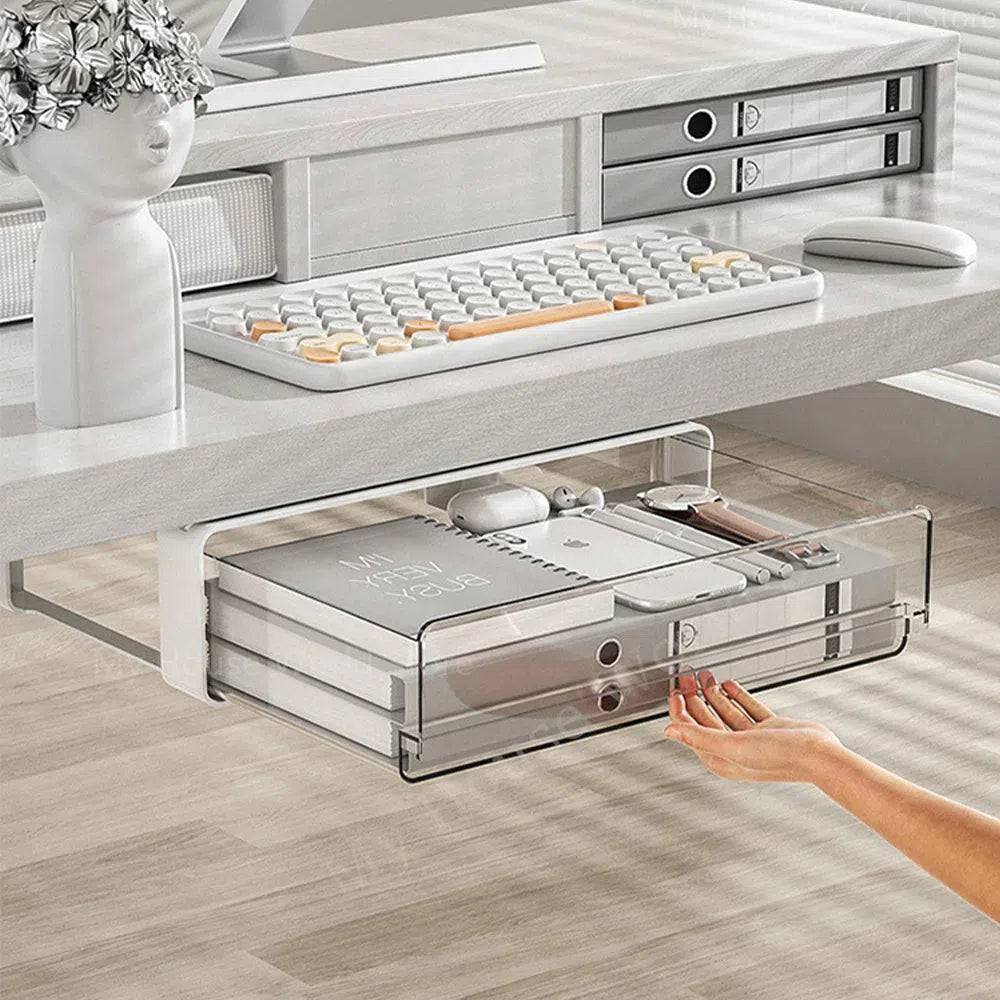 Under-Desk Adhesive Drawer Organiser