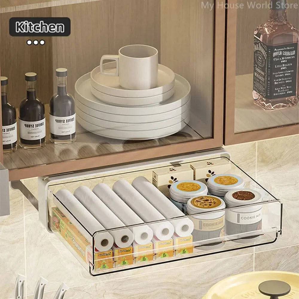 Under-Desk Adhesive Drawer Organiser