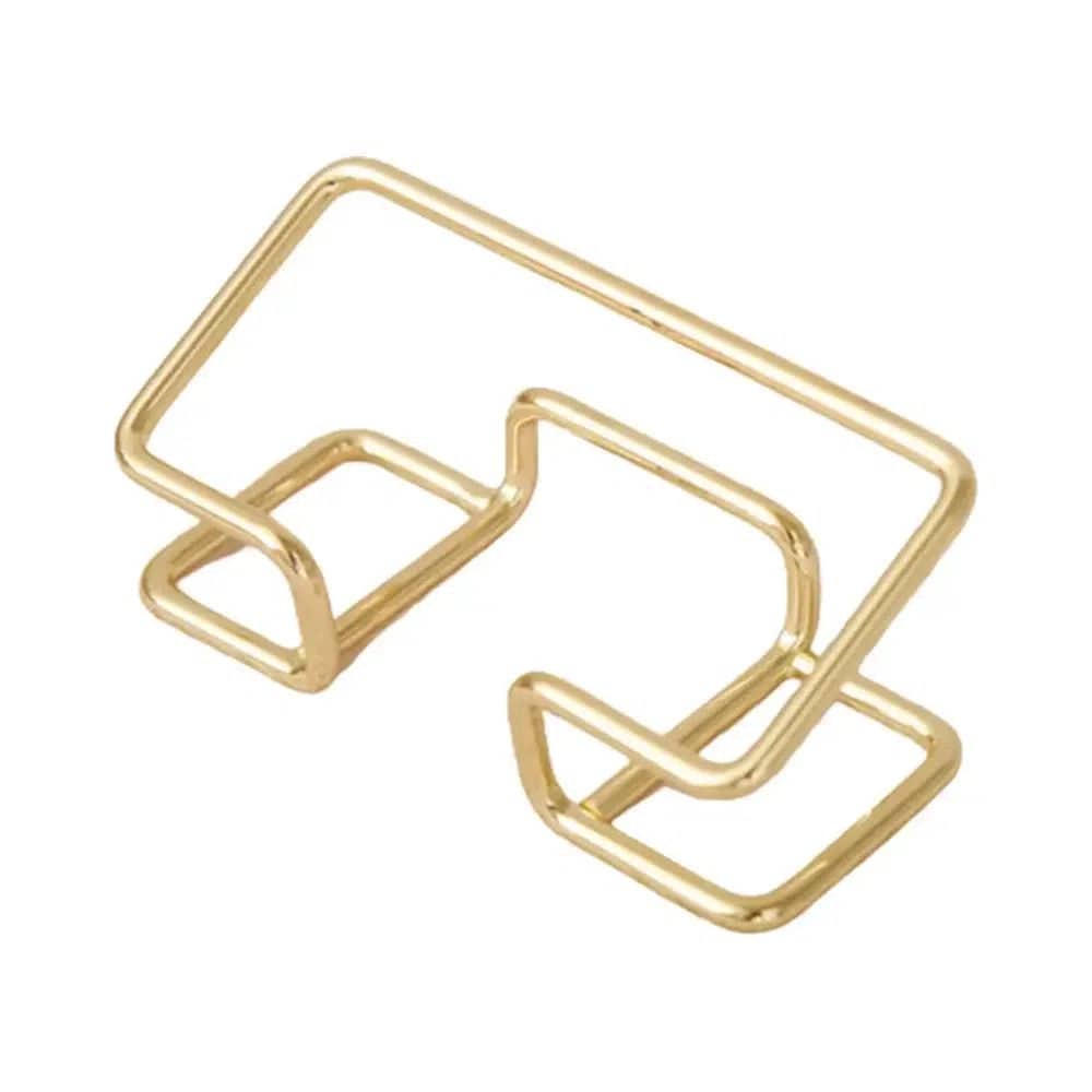 Modern Metal Desktop Business Card Holder