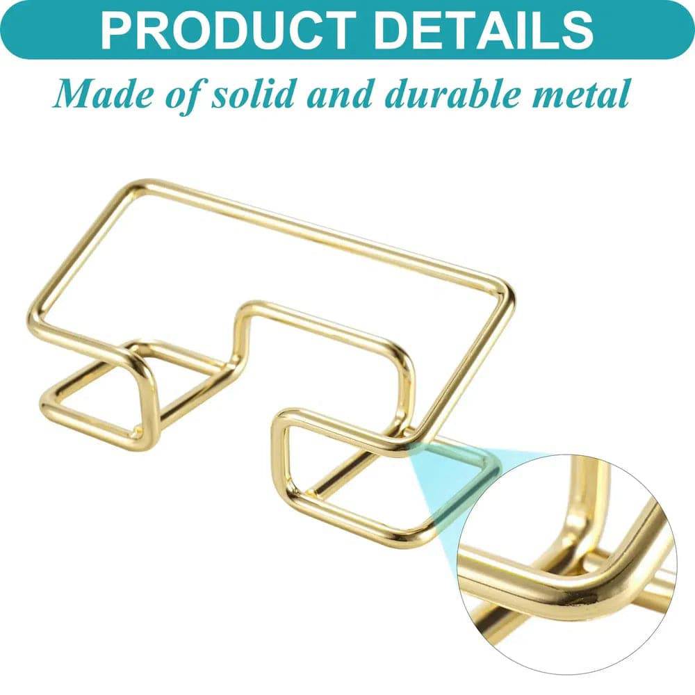 Modern Metal Desktop Business Card Holder