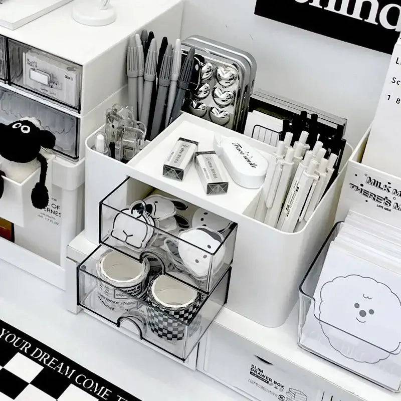 Square Penholder Storage Box