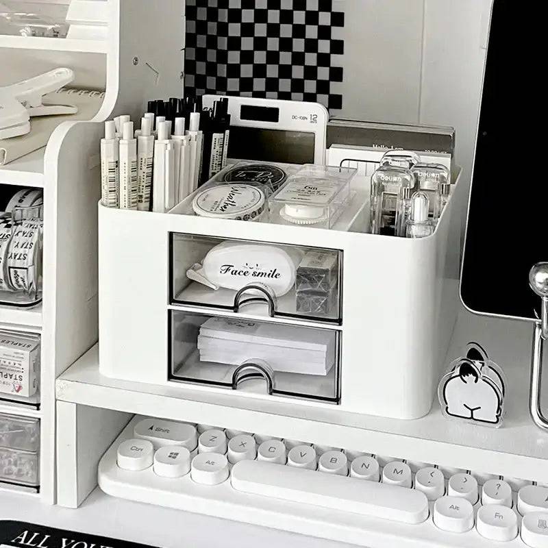 Square Penholder Storage Box