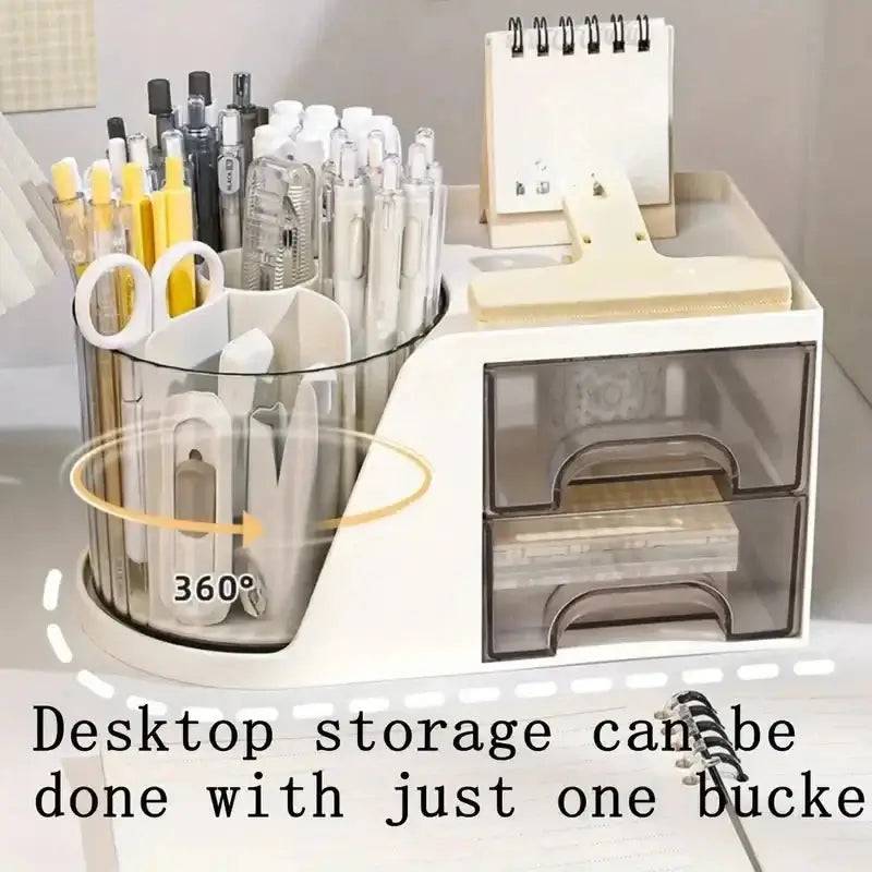360° Rotating Multi-Function Desk Organiser