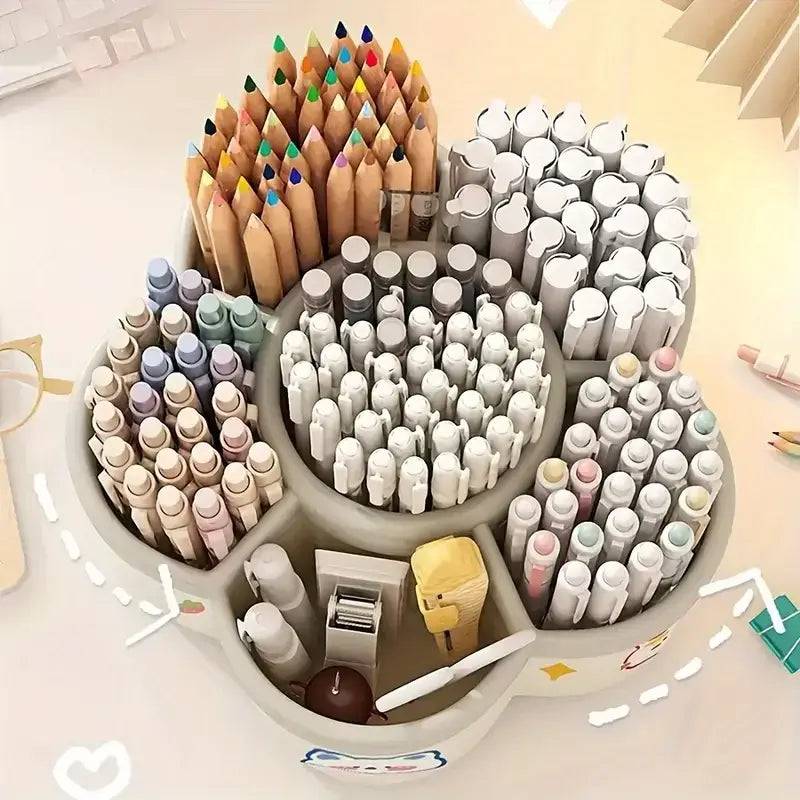 360° Rotatable Large Capacity Pen Holder Desk Organiser