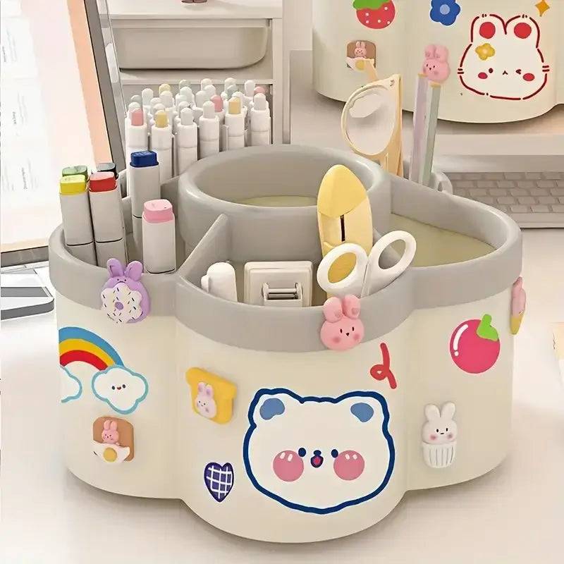 360° Rotatable Large Capacity Pen Holder Desk Organiser