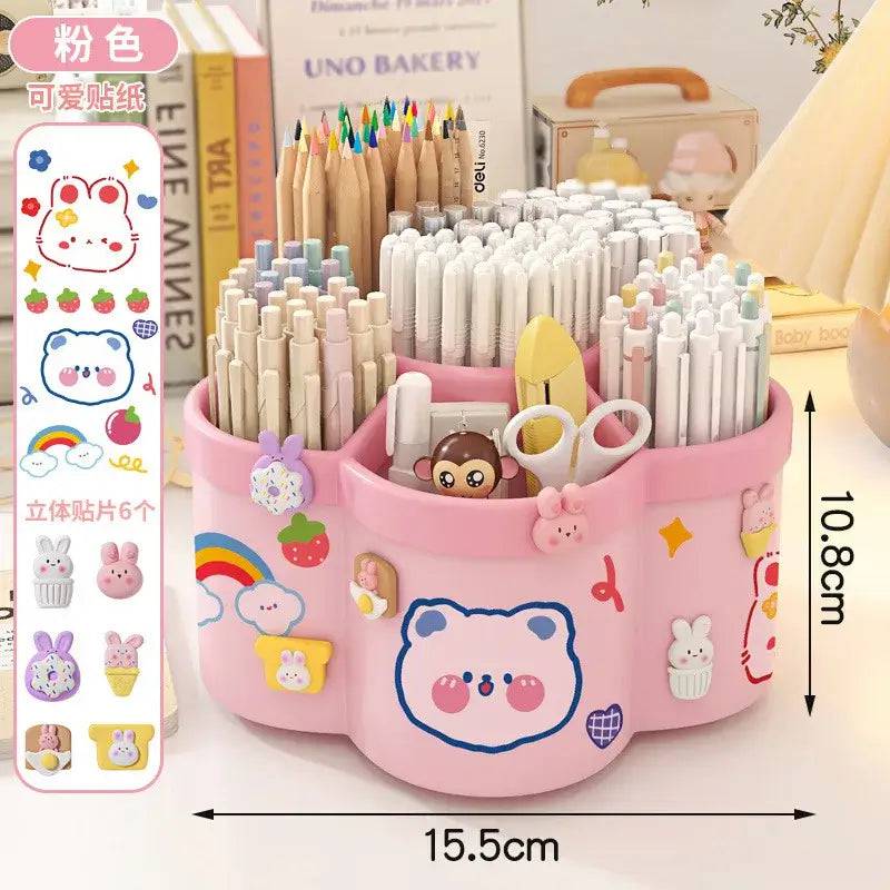 360° Rotatable Large Capacity Pen Holder Desk Organiser