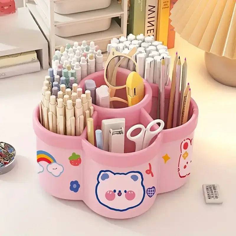 360° Rotatable Large Capacity Pen Holder Desk Organiser