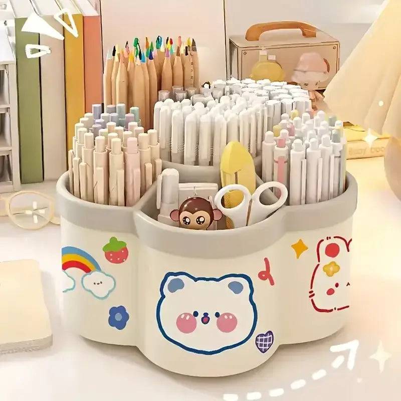 360° Rotatable Large Capacity Pen Holder Desk Organiser