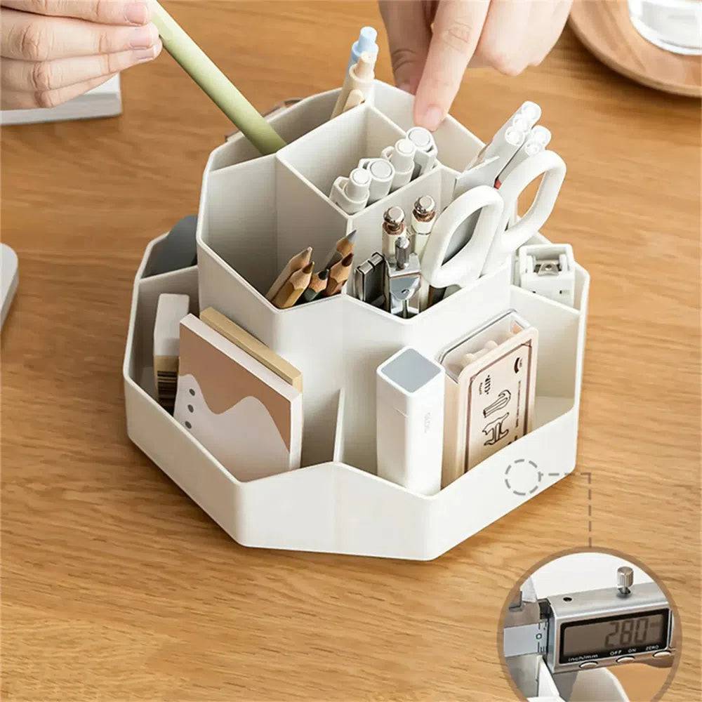 360° Rotatable Pen Holder Large Capacity Desk Organiser