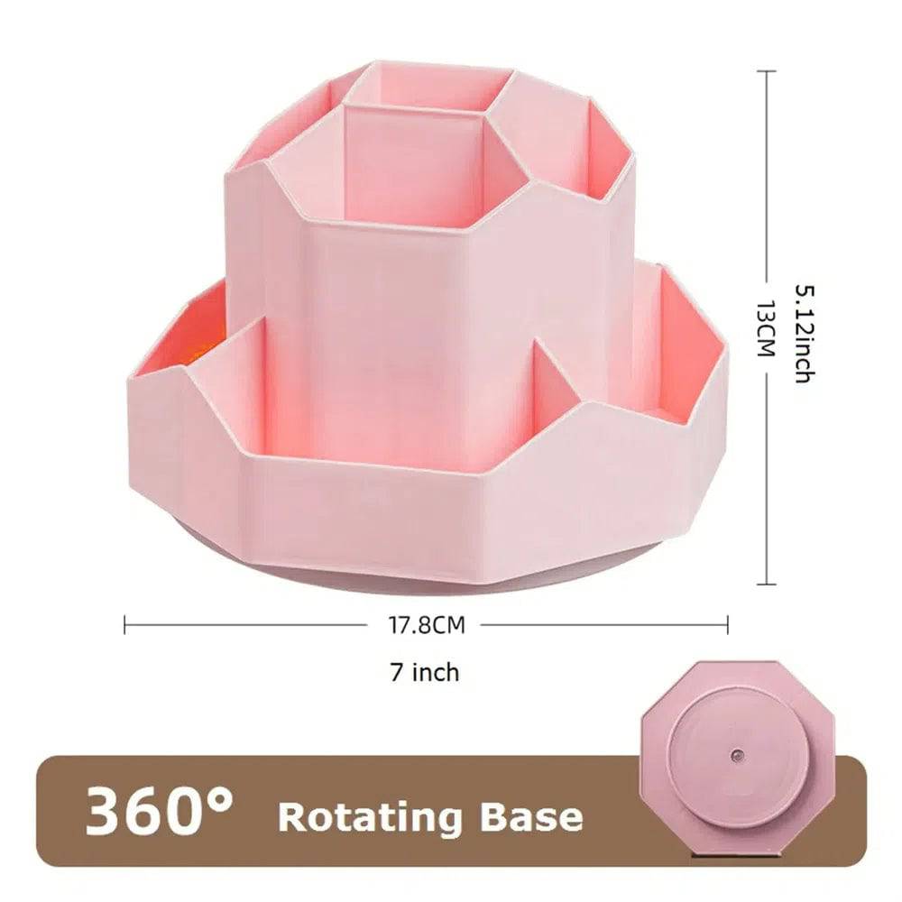 360° Rotatable Pen Holder Large Capacity Desk Organiser