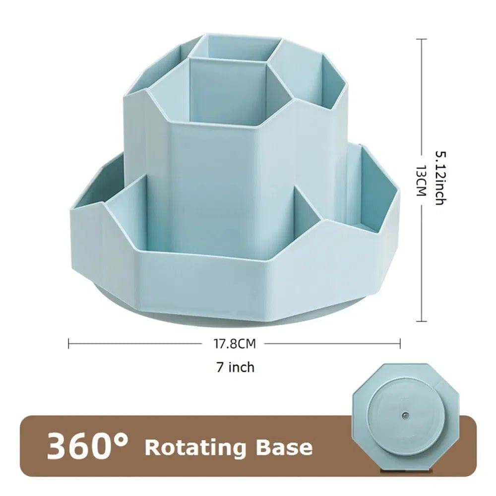 360° Rotatable Pen Holder Large Capacity Desk Organiser