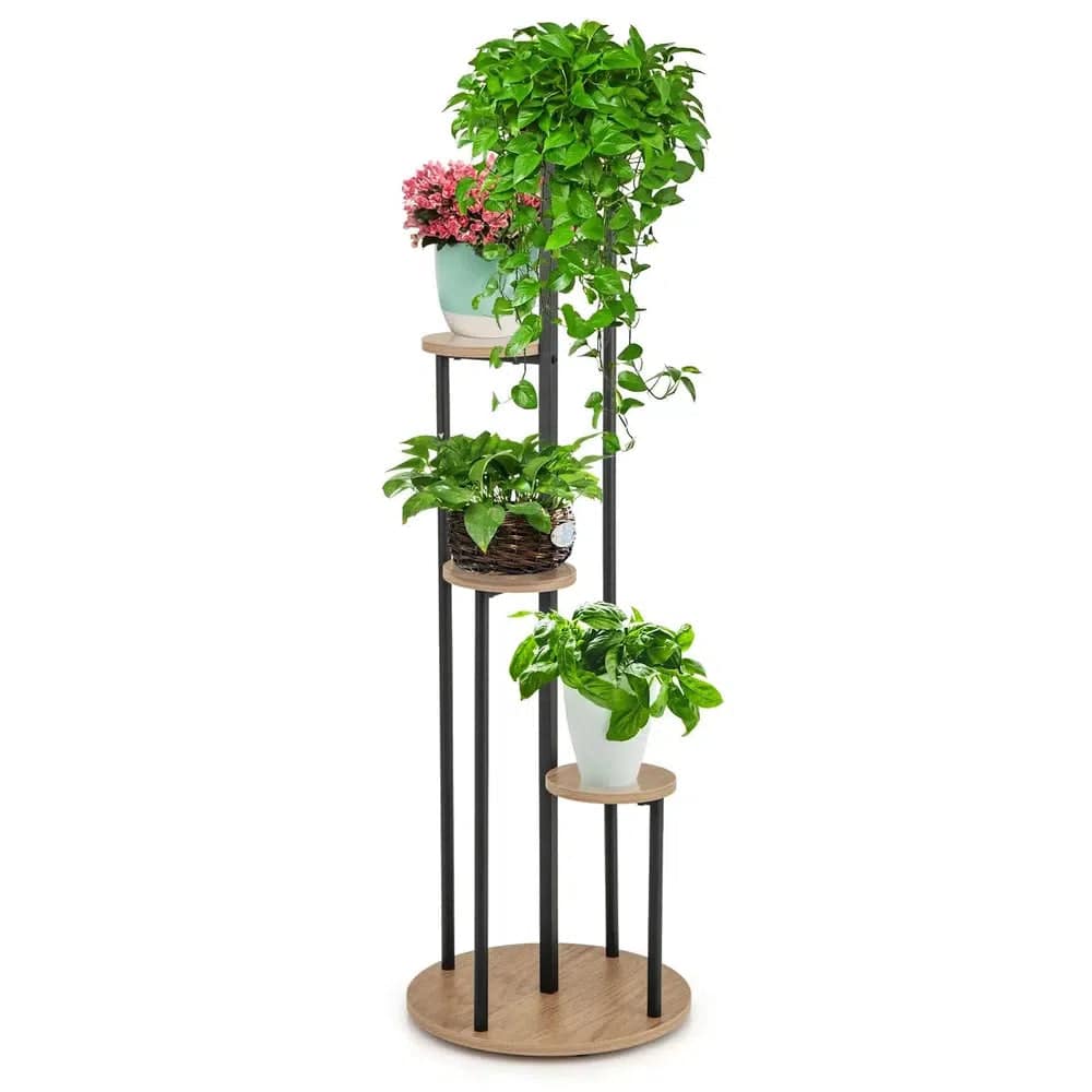 Metal Corner Plant Stand for Potted Plants