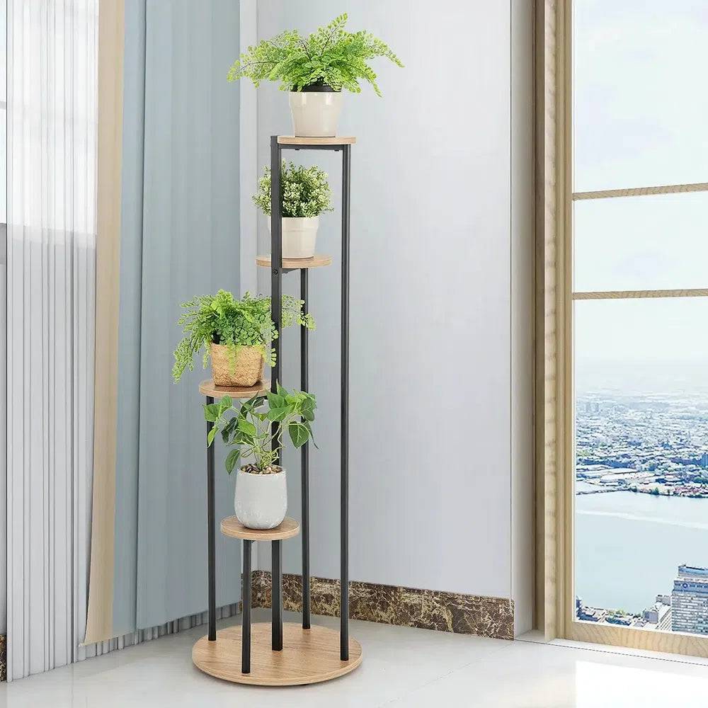 Metal Corner Plant Stand for Potted Plants