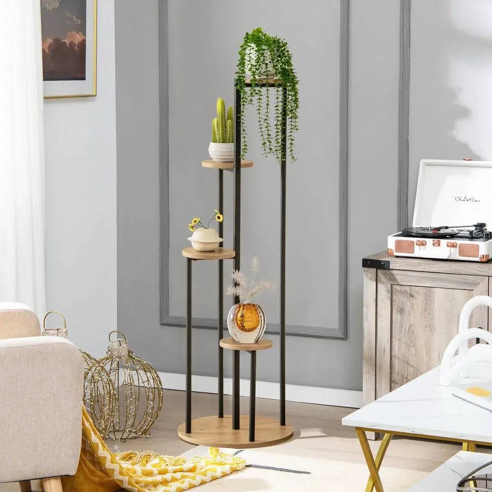Metal Corner Plant Stand for Potted Plants