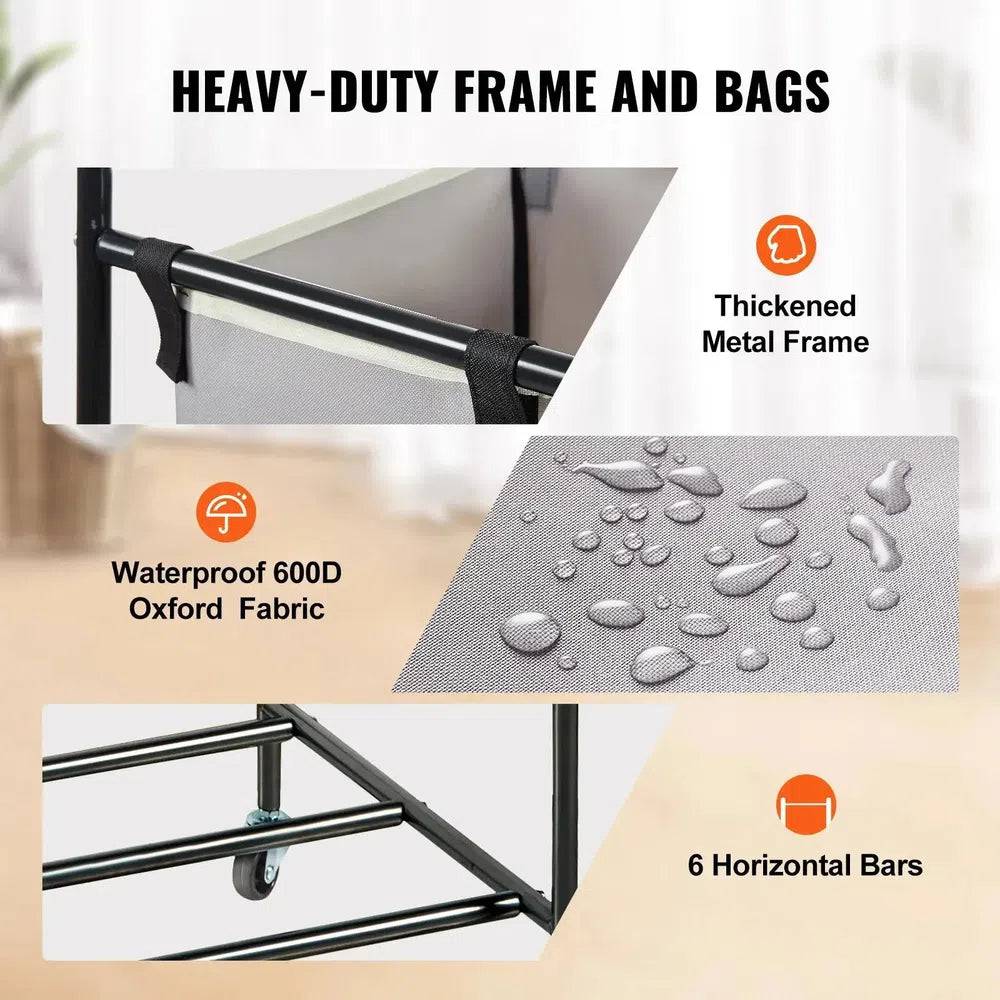 Laundry Sorter Cart with Wheels