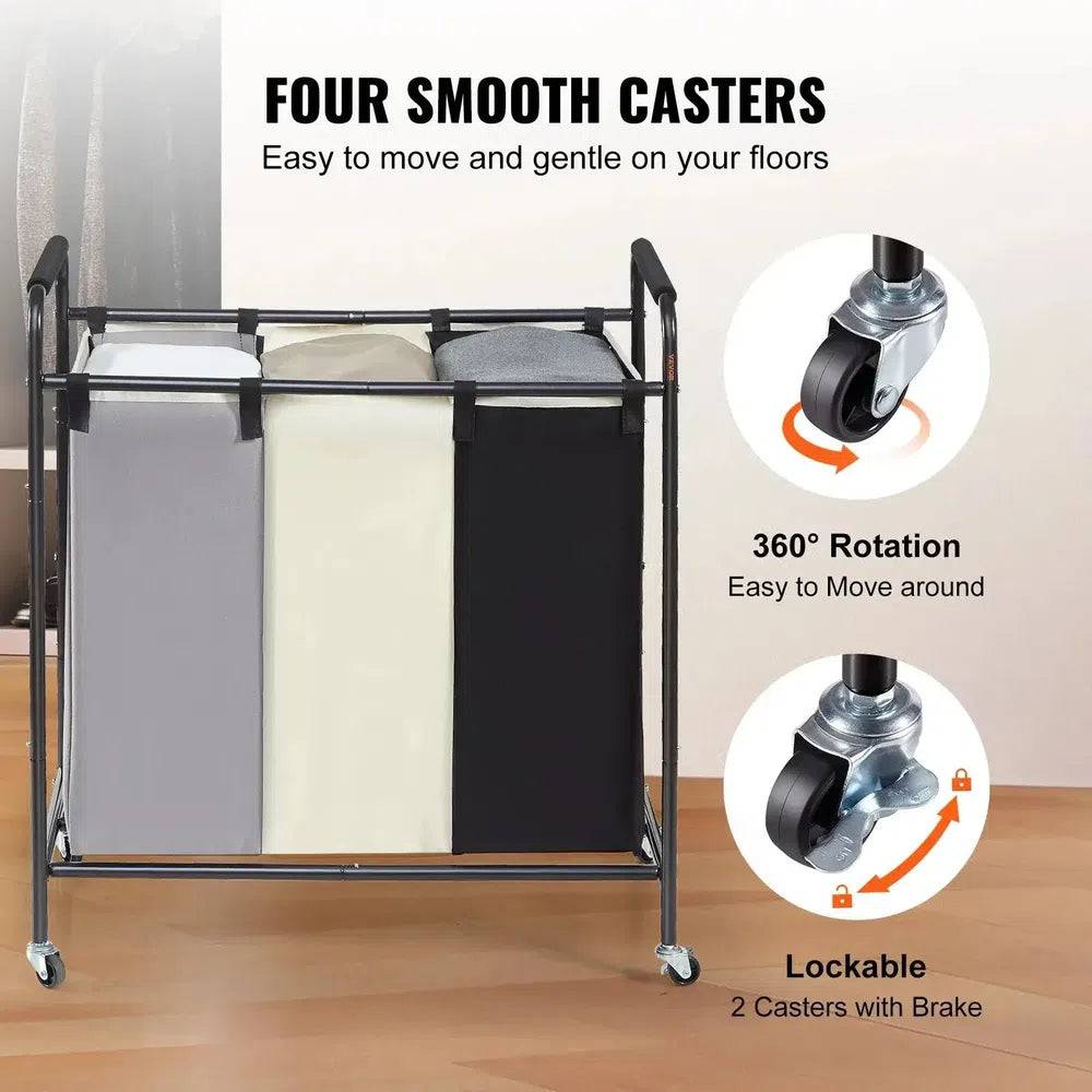 Laundry Sorter Cart with Wheels
