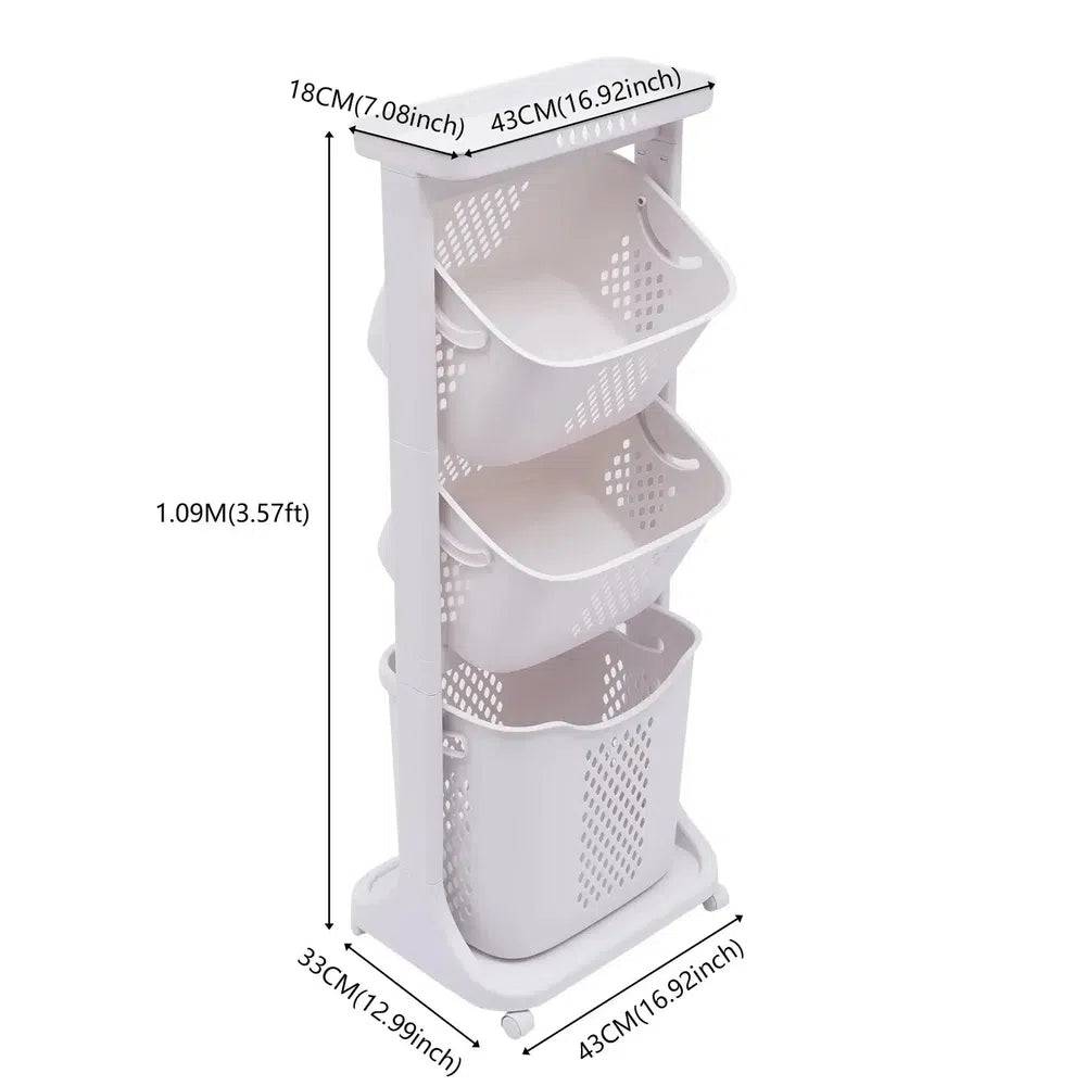3-Layer Rolling Storage Basket