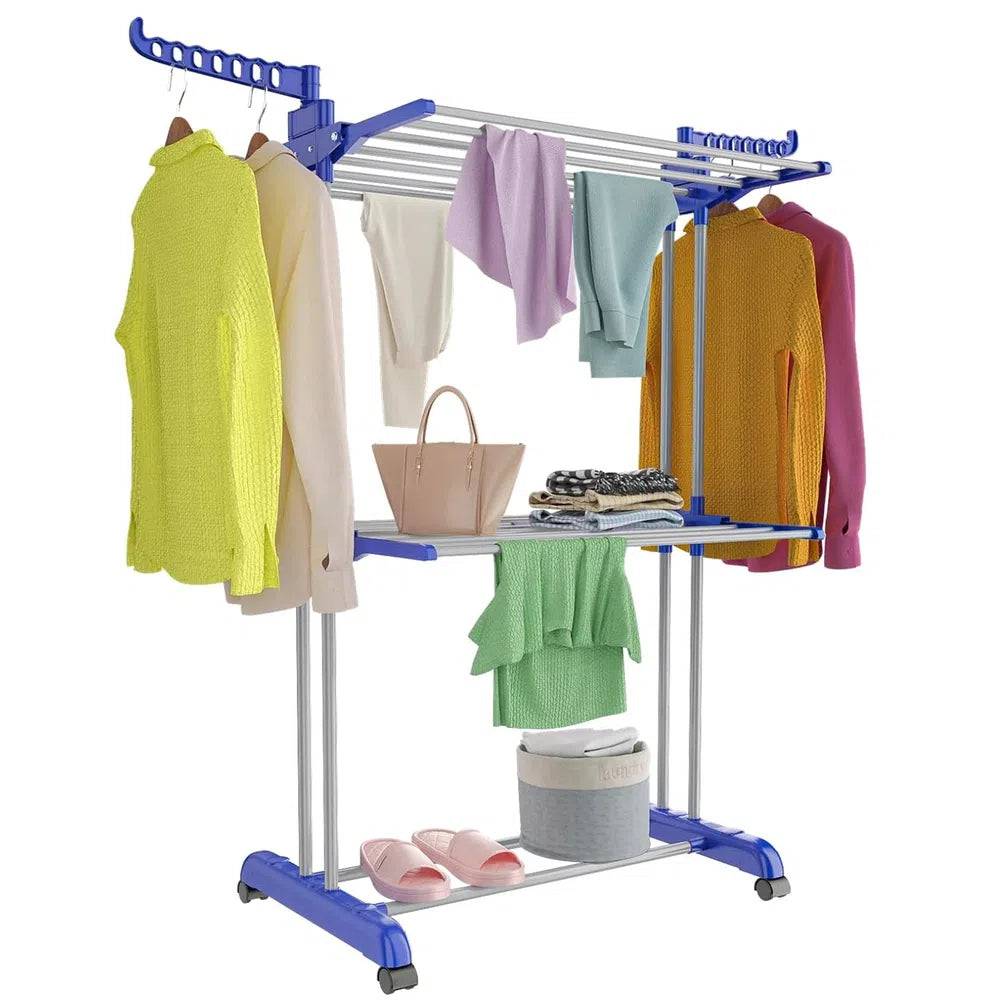 3-Tier Stainless Foldable Garment Hanger