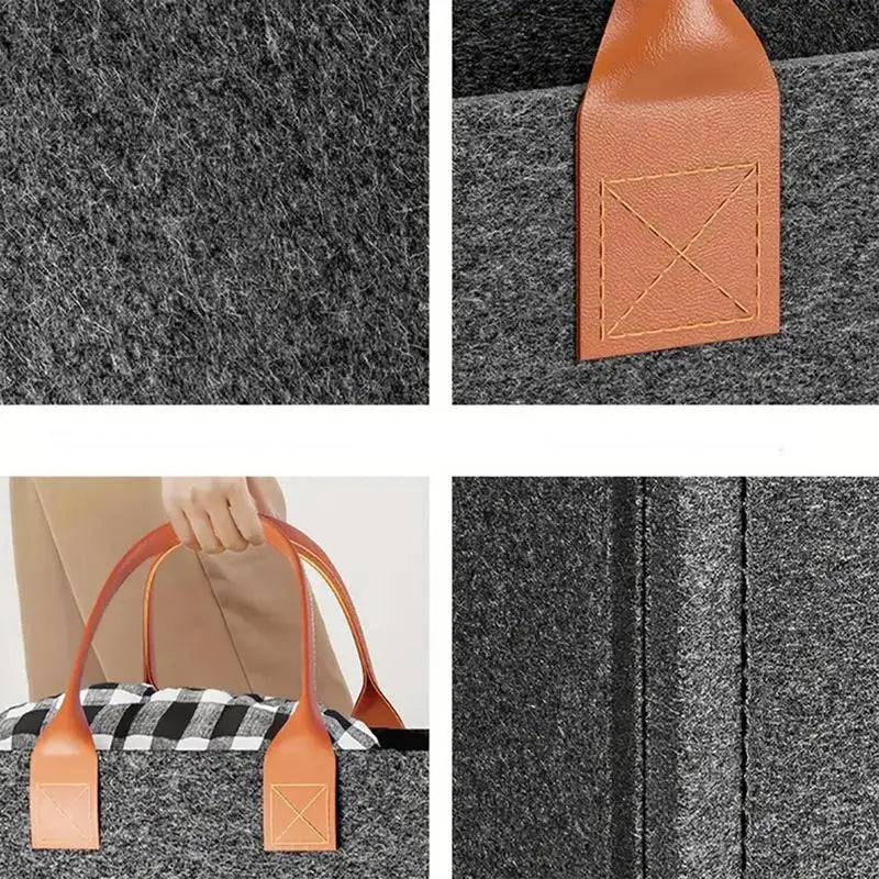 L-Shaped Stair Laundry Basket