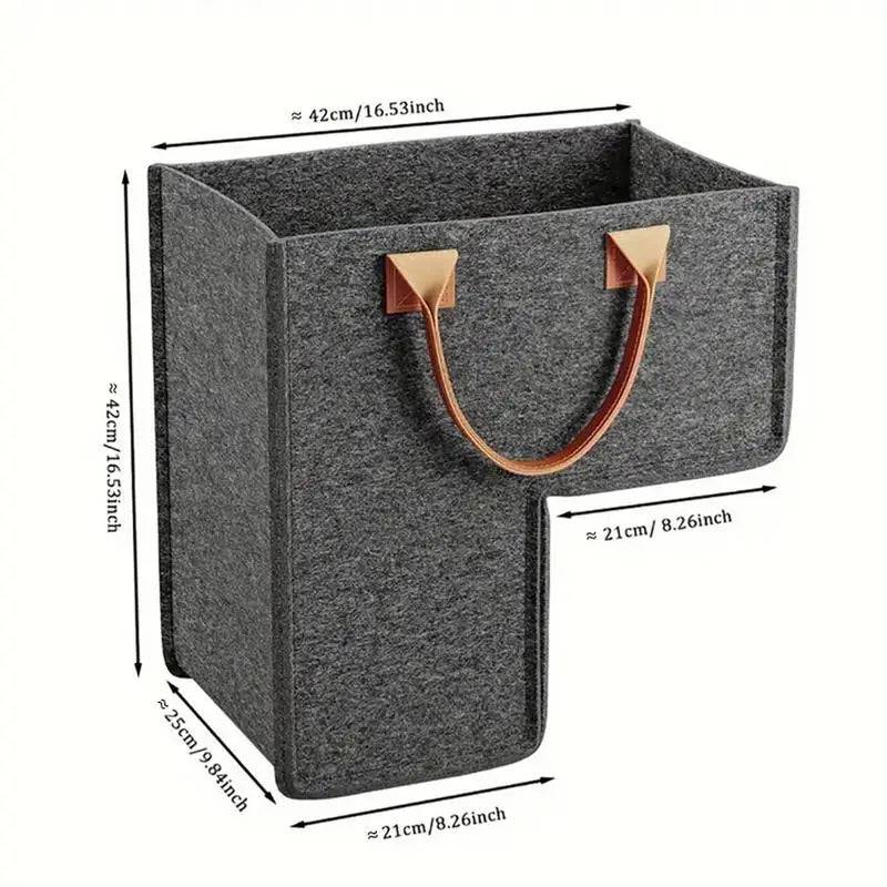 L-Shaped Stair Laundry Basket