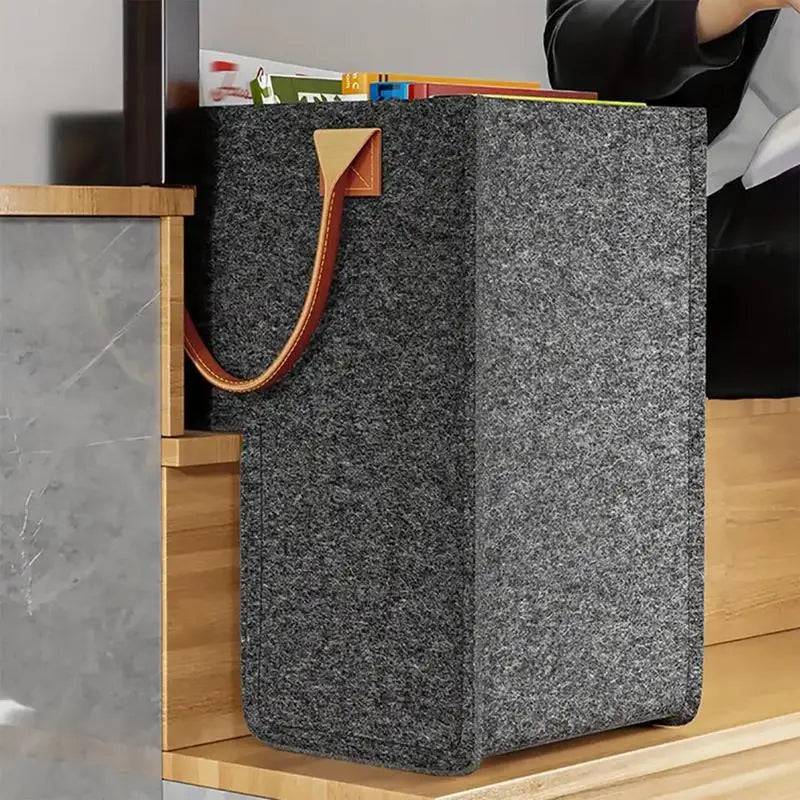 L-Shaped Stair Laundry Basket