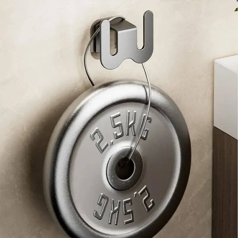 Wall-Mounted No-Punch Slipper Drying Rack with Drainage Hook