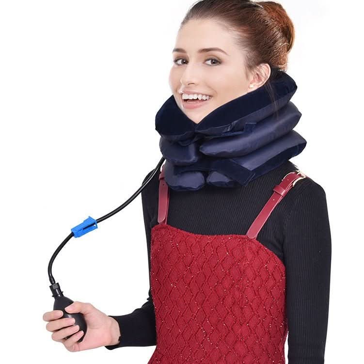 Luxury Inflatable Neck Support – Ergonomic Relief for Neck Pain & Improved Posture