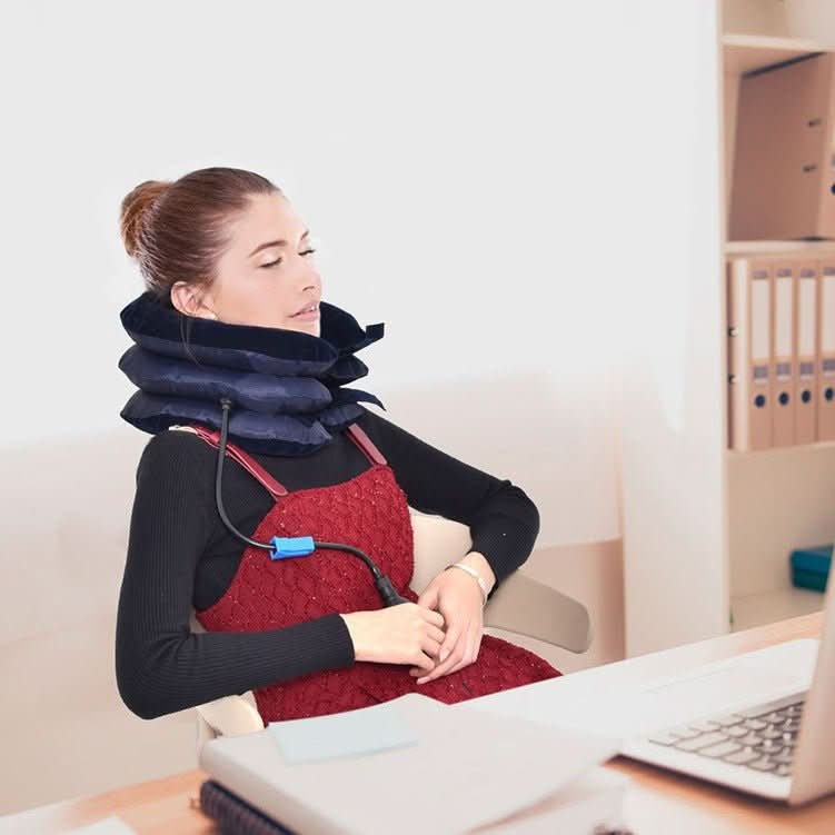 Luxury Inflatable Neck Support – Ergonomic Relief for Neck Pain & Improved Posture