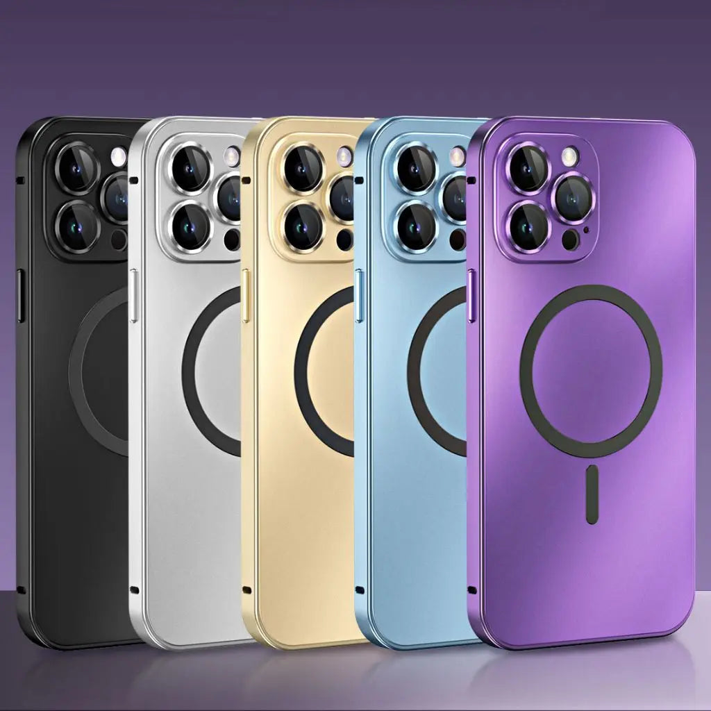 Magnetic Metal Case | Sleek Protection for iPhone