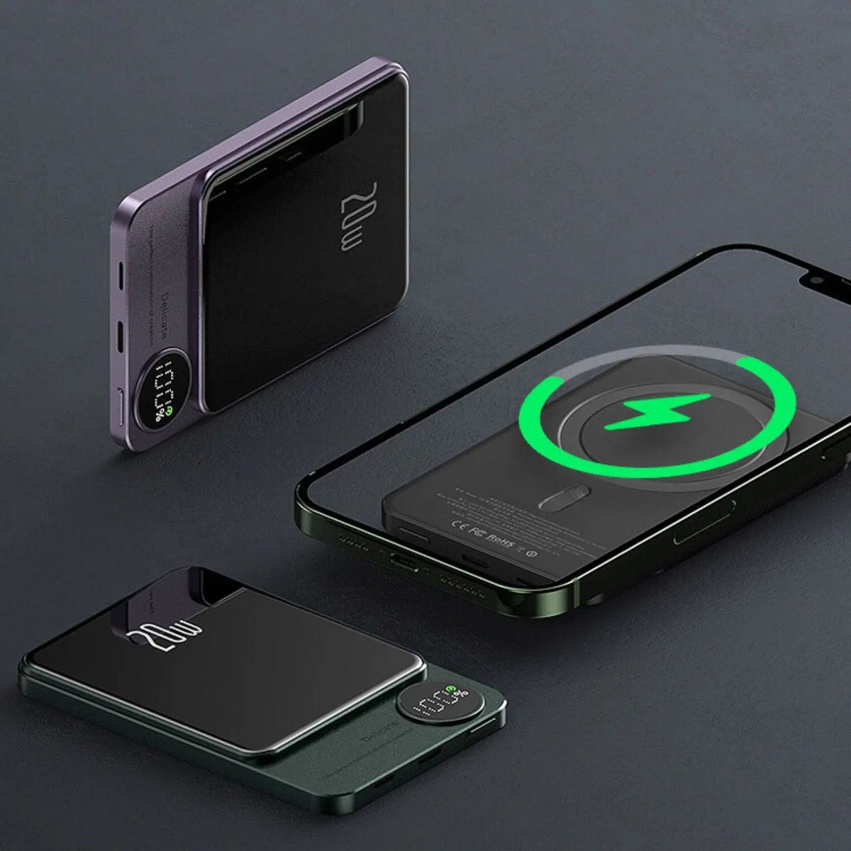 Power Bank Slim Wireless Magnetic Charger