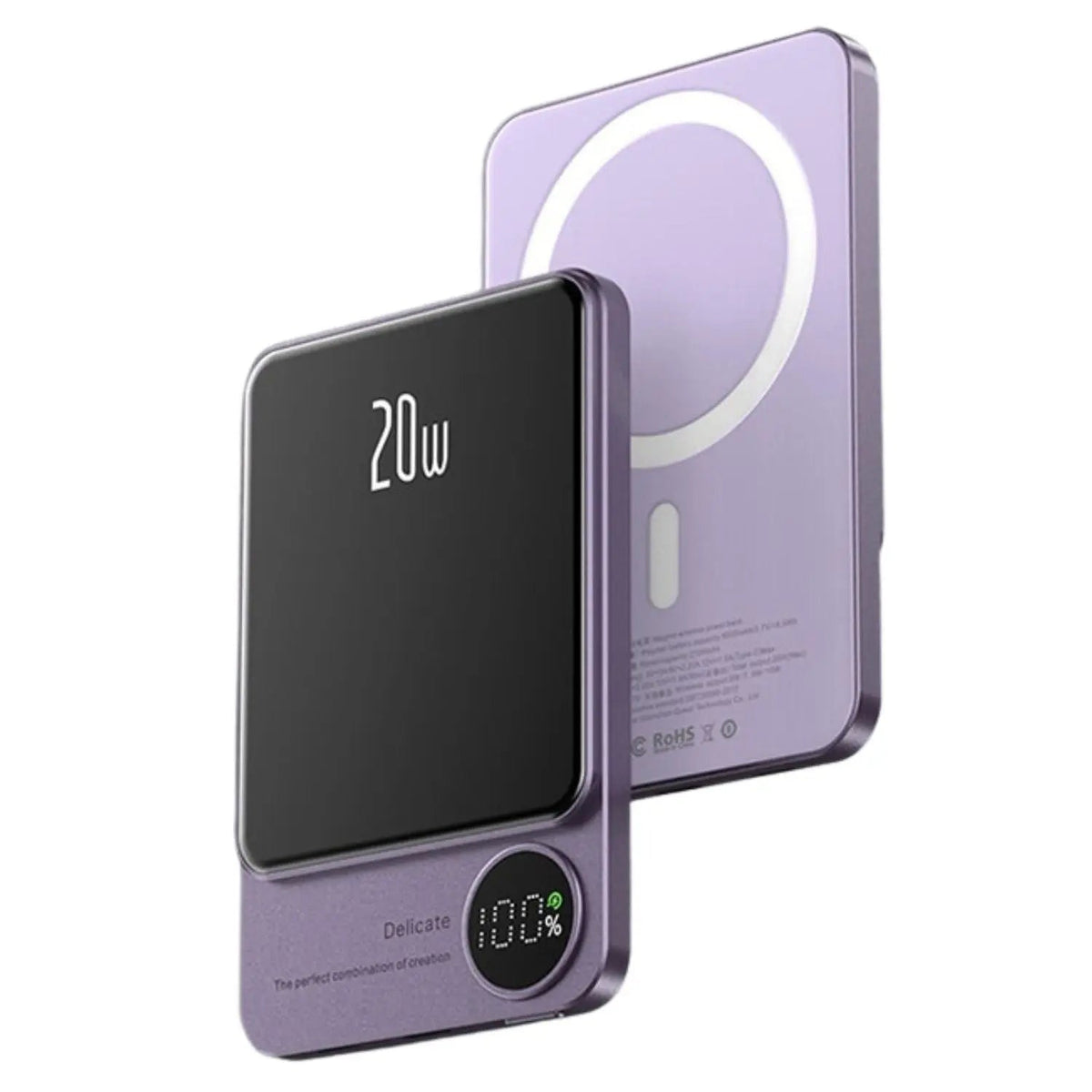 Power Bank Slim Wireless Magnetic Charger