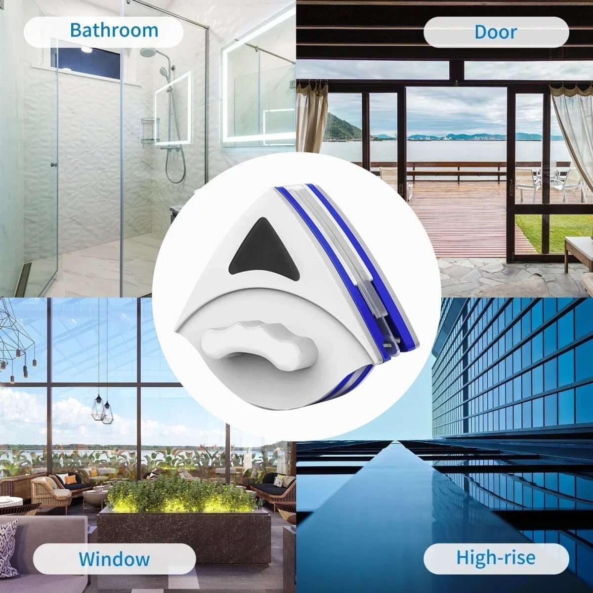 MAGNIPANE – Magnetic Double-Sided Glass Cleaner for Effortless Window Care