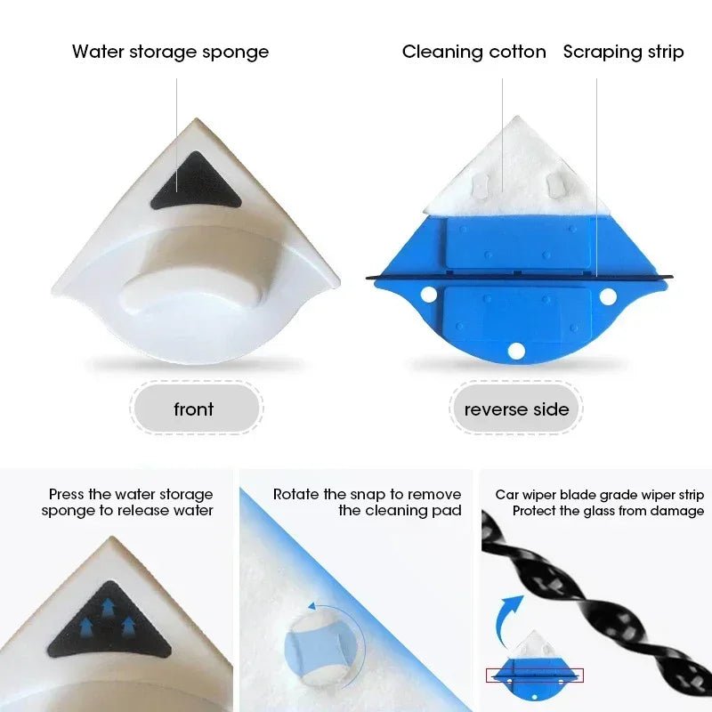 MAGNIPANE – Magnetic Double-Sided Glass Cleaner for Effortless Window Care