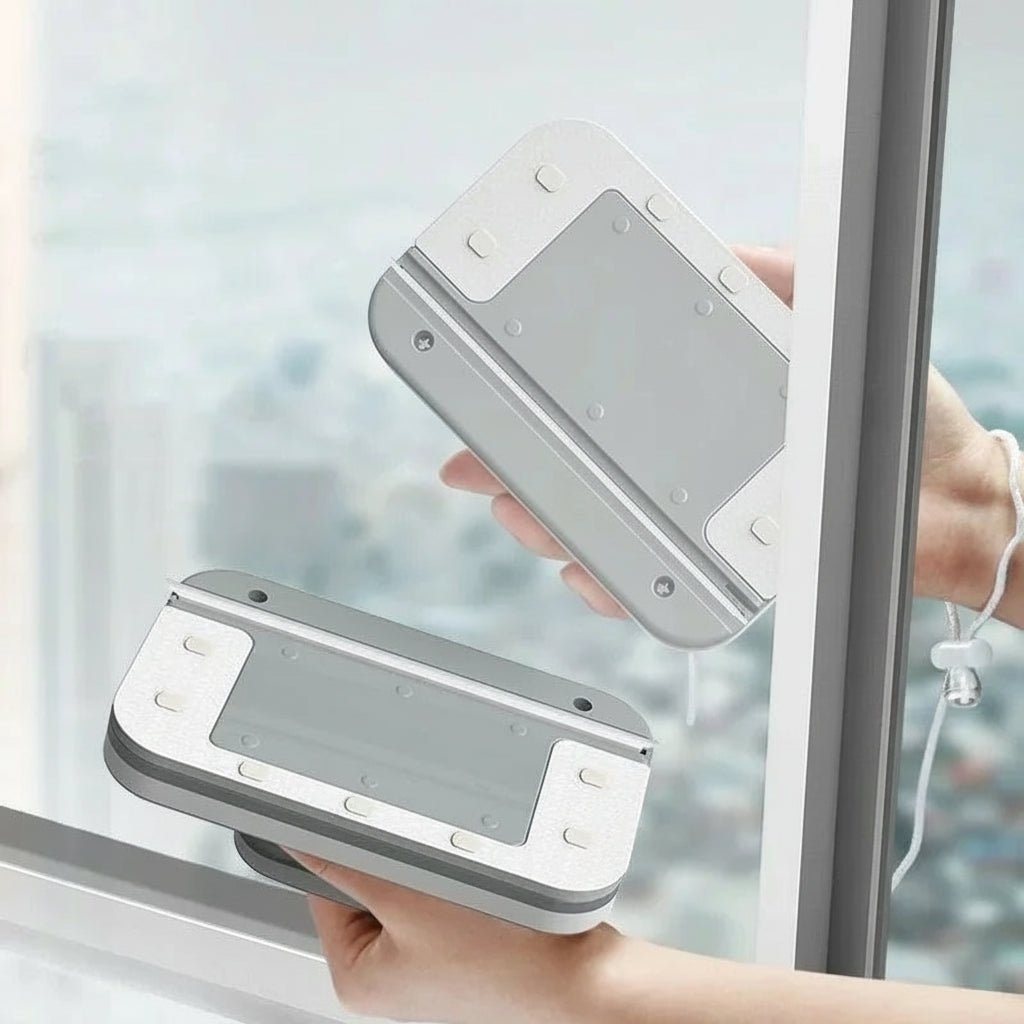 MAGSWIPE – Double-Sided Magnetic Window Wiper for Indoor & Outdoor Cleaning