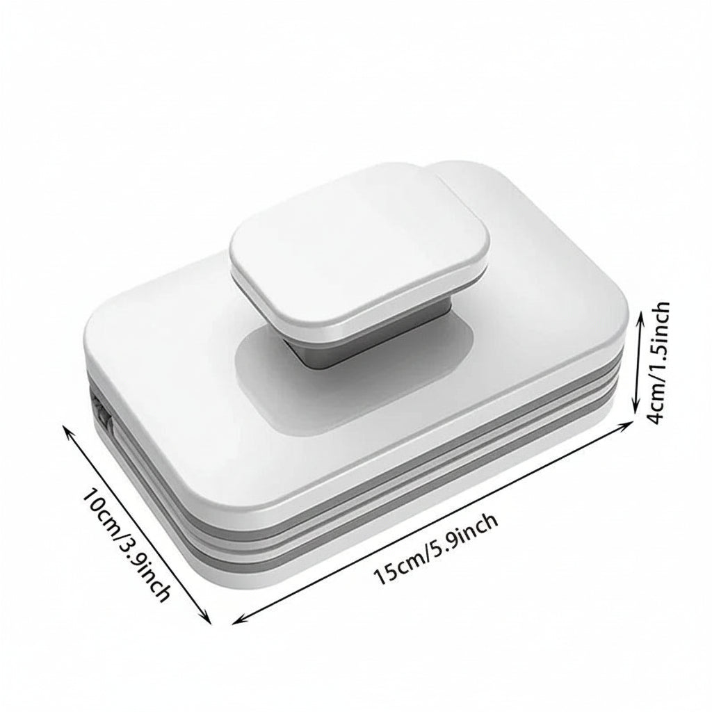 MAGSWIPE – Double-Sided Magnetic Window Wiper for Indoor & Outdoor Cleaning