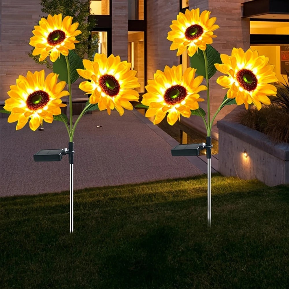 Creative & Modern Sunflower Garden Lamp | SolarSunflower