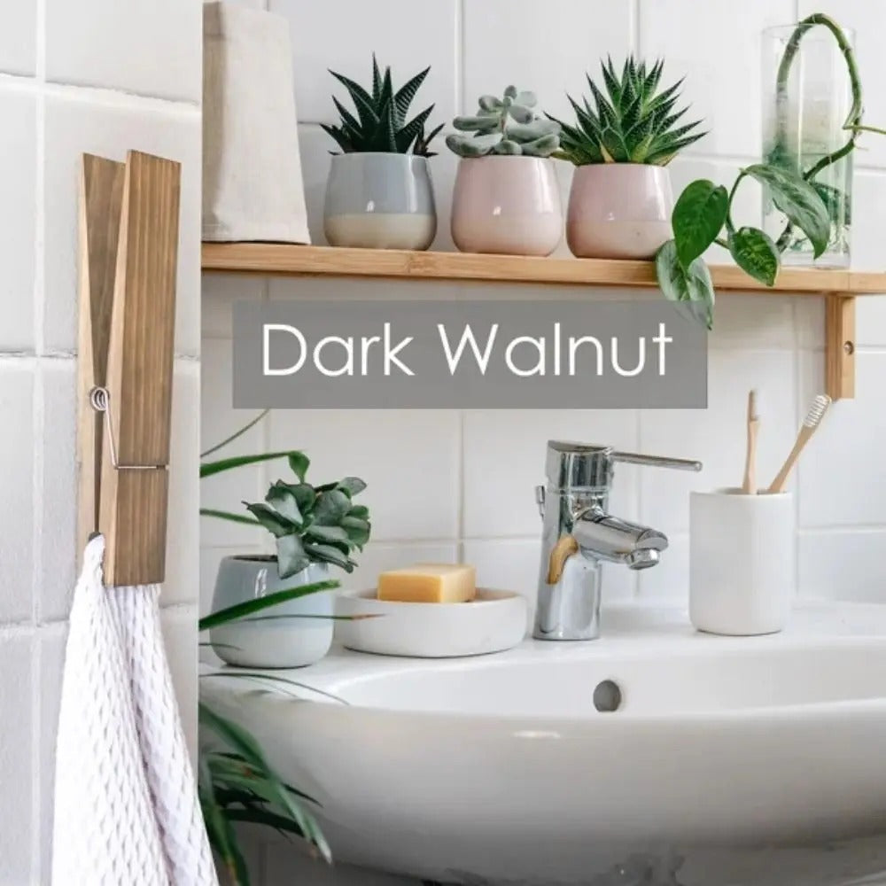 Giant Wooden Towel Clip Rack
