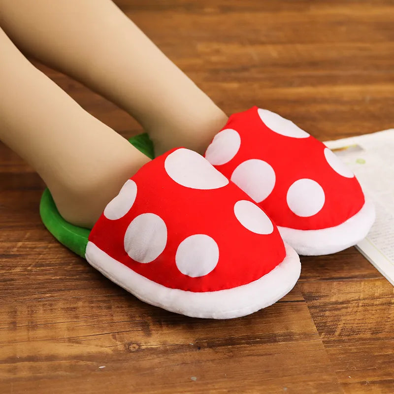 Avichic™ - Super Mario Piranha Plant Slippiez - Cozy & Fun Gaming Comfort