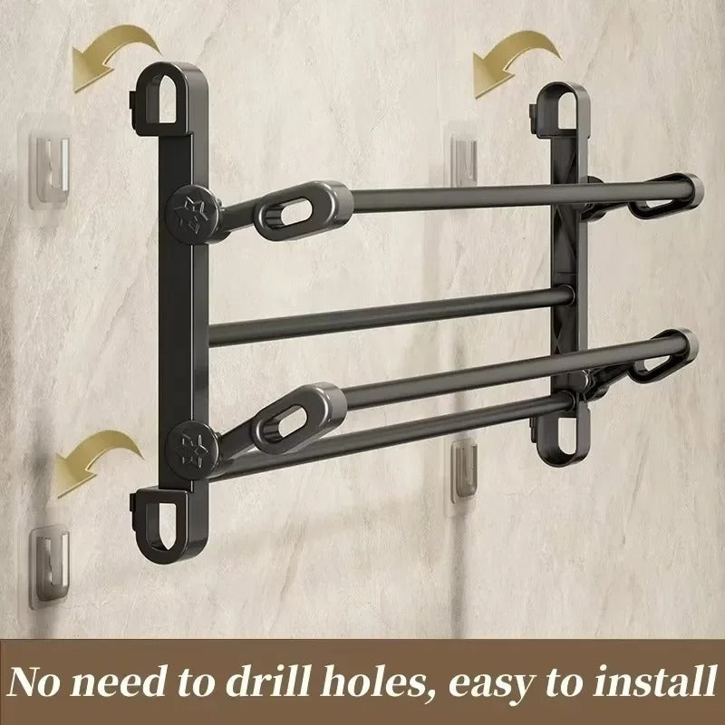 Wall-Mounted Non-Perforated Shoe Rack