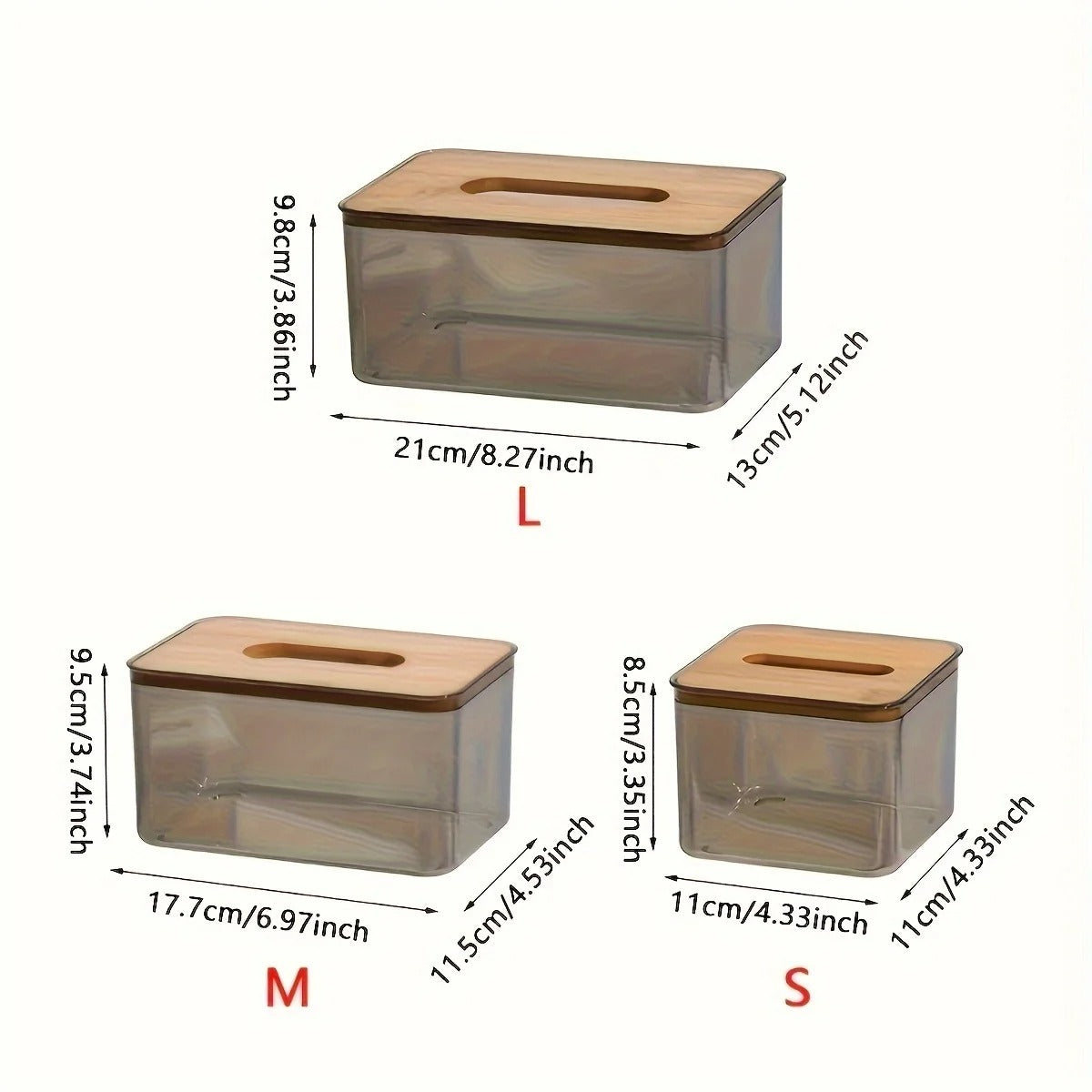 Nordic Minimalist Wooden Tissue Box Cover Holder