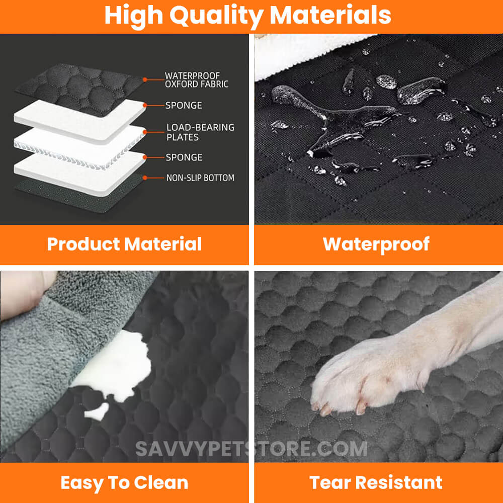 Hard Bottom Car Seat Cover - Durable, Non-Slip Protection for Vehicle Seats