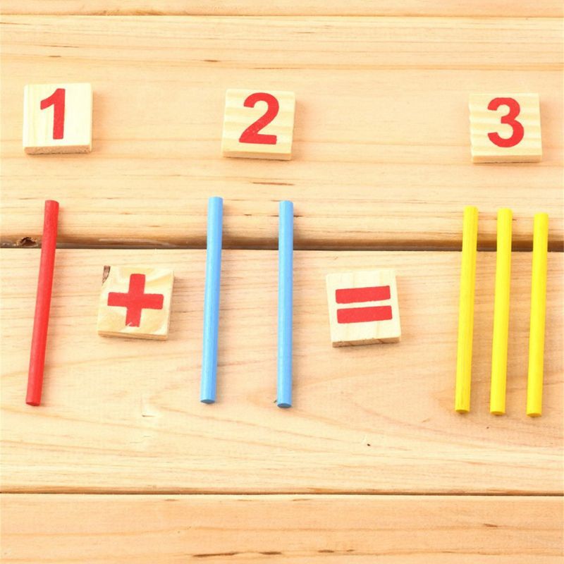 Math Wooden Counting Sticks